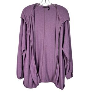 Urban Outfitters Out From Under Light Purple Fleece Open Front Oversized Hoodie